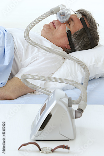 Photo: Apnées du sommeil - Matériel respiratoire Apnées du sommeil - Matériel respiratoire