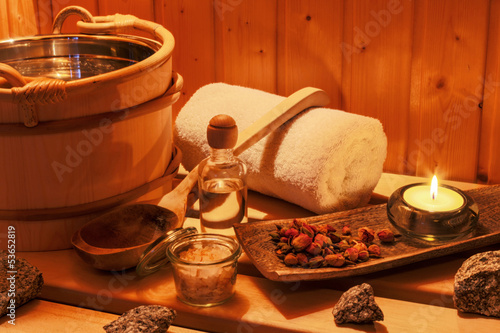 Photo: Wellness und Spa in der Sauna Wellness und Spa in der Sauna