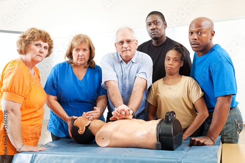 Photo: Adult Education Class - First Aid - Serious Adult Education Class - First Aid - Serious
