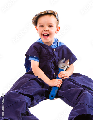 Photo: Little workman Little workman