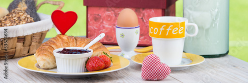 Photo: ausschnitt vom frühstückstisch ausschnitt vom frühstückstisch