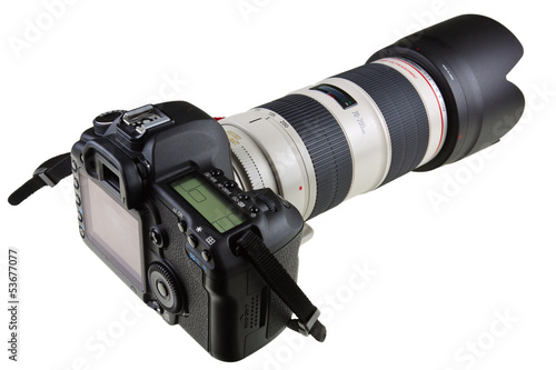 Photo: appareil photo, boîtier et objectif appareil photo, boîtier et objectif