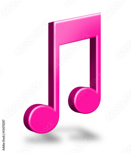 Illustration: NOTE MUSIQUE 3D NOTE MUSIQUE 3D