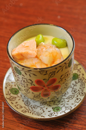 Photo: Salmon egg soup Salmon egg soup