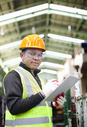 Photo: Asian industrial engineer Asian industrial engineer