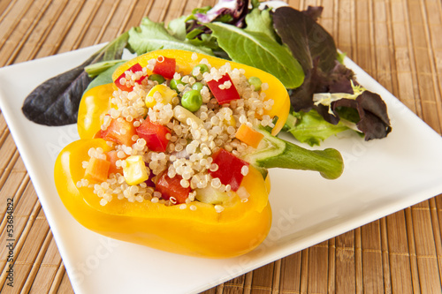 Photo: Quinoa Stuffed Yellow Pepper Quinoa Stuffed Yellow Pepper