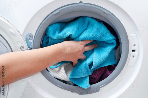 Photo: washing machine washing machine
