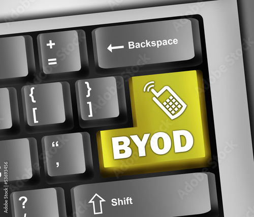 Illustration: Keyboard Illustration "BYOD - Bring Your Own Device" Keyboard Illustration "BYOD - Bring Your Own Device"