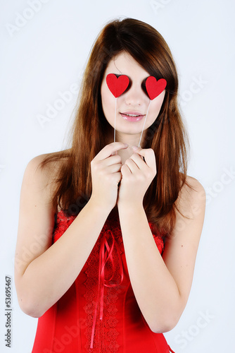 Photo: girl in love girl in love