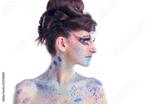 Photo: Beautiful Woman with Luxury Makeup Beautiful Woman with Luxury Makeup