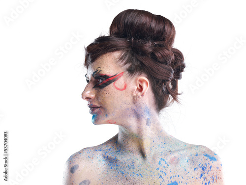 Photo: Beautiful Woman with Luxury Makeup Beautiful Woman with Luxury Makeup
