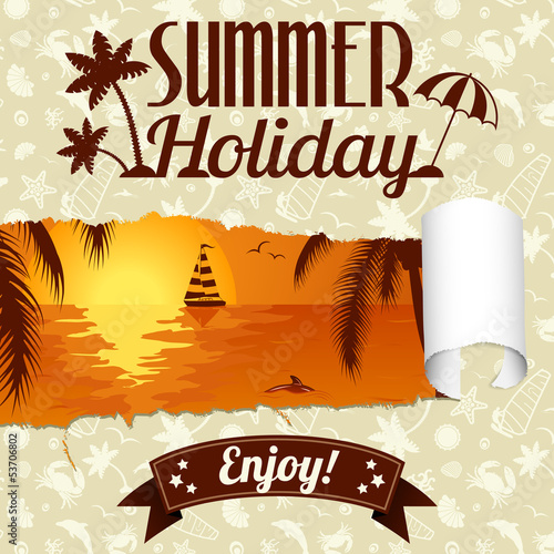 Vector: Summer Poster Summer Poster