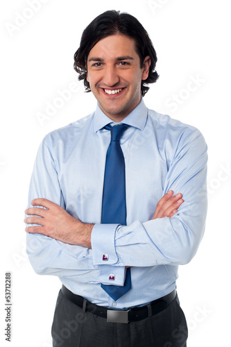 Photo: Portrait of a confident young business person Portrait of a confident young business person