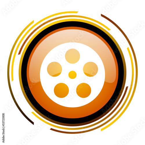 Illustration: film icon film icon