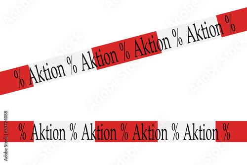 Photo: Absperrband Aktion Absperrband Aktion