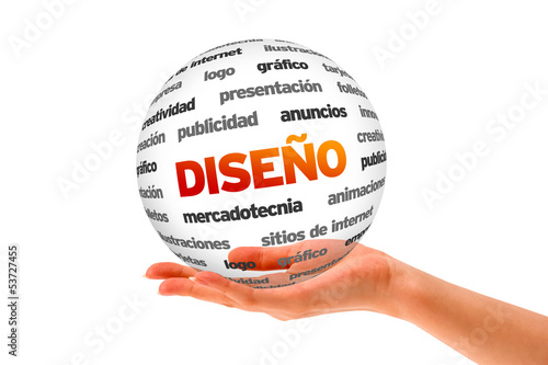 Photo: Hand holding a Design Sphere (In Spanish) Hand holding a Design Sphere (In Spanish)