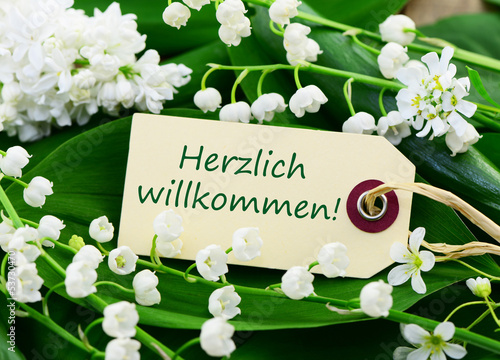 Photo: Schild, Blumen Schild, Blumen
