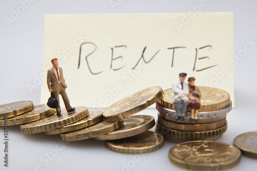 Photo: Konzept Rente und Altersvorsorge Konzept Rente und Altersvorsorge