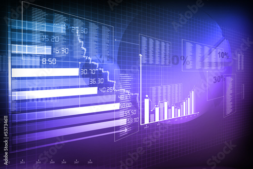 Illustration: Business chart Business chart