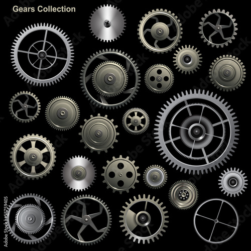 Vector: Gear collection Gear collection