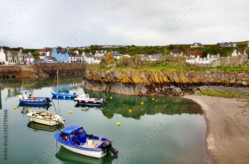 Photo: View of boats in Portpatrick harbour View of boats in Portpatrick harbour
