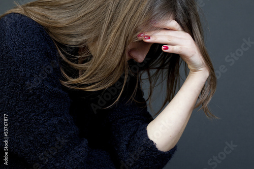 Photo: Frau traurig Frau traurig