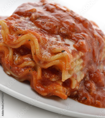 Photo: Lasagna With Sauce Lasagna With Sauce
