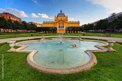 Photo: Art pavillion in Zagreb. Croatia Art pavillion in Zagreb. Croatia