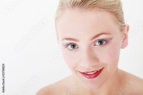 Photo: young model with catwalk make-up young model with catwalk make-up
