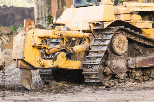 Photo: Bulldozer working Bulldozer working