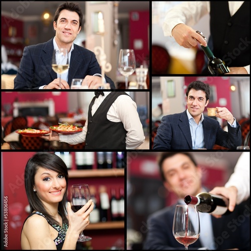 Photo: Restaurant collage Restaurant collage