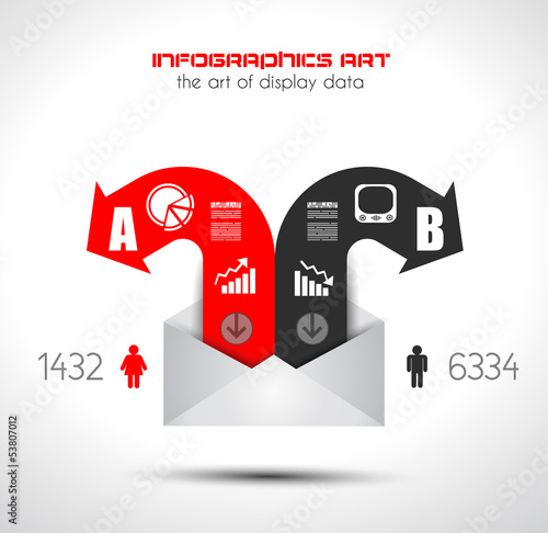 Vector: Infographics concept to display your data Infographics concept to display your data