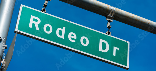 Photo: Rodeo Drive Beverly Hills Street Sign Rodeo Drive Beverly Hills Street Sign