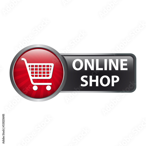 Vector: Online Shop - Button Label Online Shop - Button Label