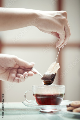 Photo: Tea preparation Tea preparation