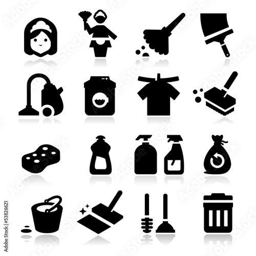 Vector: Cleaning Icons Cleaning Icons
