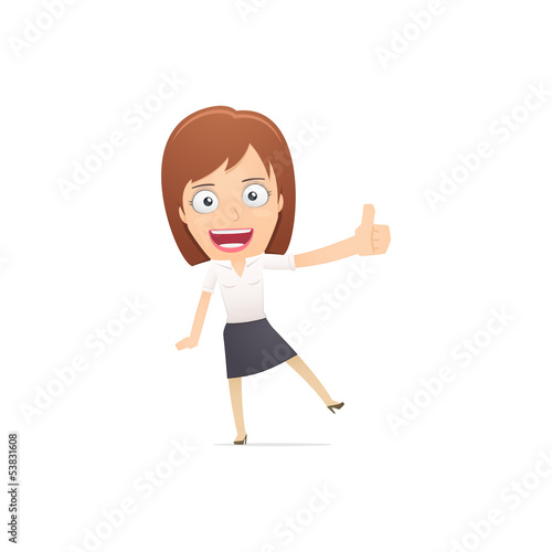 Vector: Girl manager, suitable for use in dialogs with other characters. Girl manager, suitable for use in dialogs with other characters.