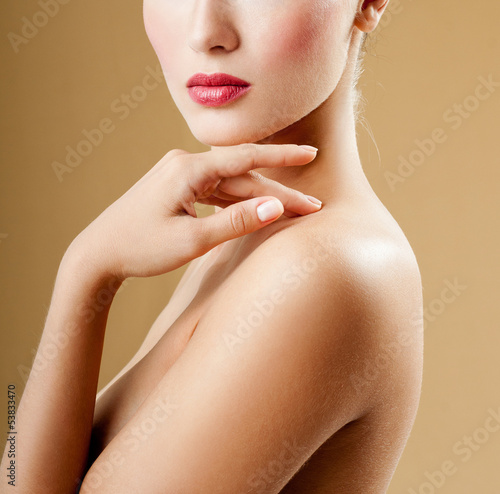 Photo: Beautiful Girl face. Perfect skin Beautiful Girl face. Perfect skin