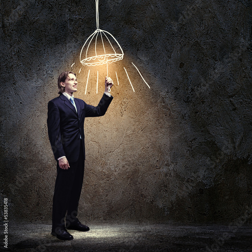 Photo: Businessman in black suit Businessman in black suit