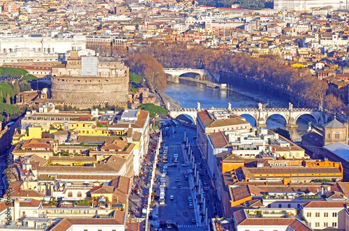 Photo: Rome from Vatican Dome Rome from Vatican Dome