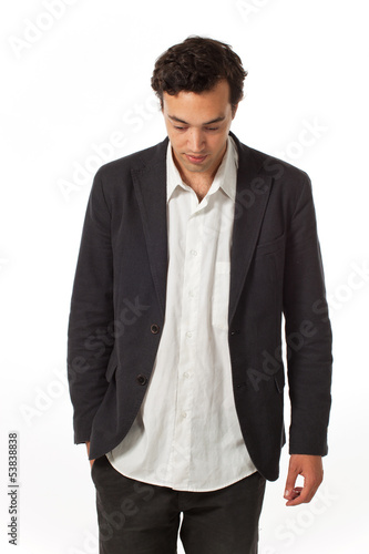 Photo: business man, isolated on white background business man, isolated on white background