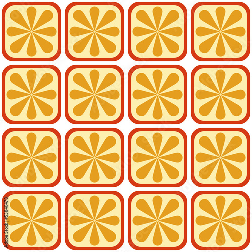 Vector: seamless orange pattern seamless orange pattern