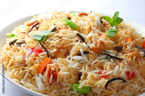 Photo: Indian veg pulau. Indian veg pulau.