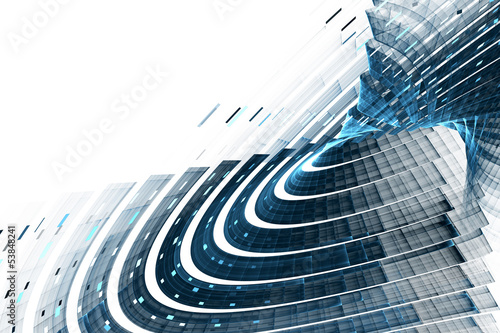 Illustration: Blue abstract background Blue abstract background