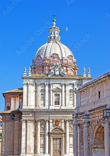 Photo: Church and roman ruins Church and roman ruins