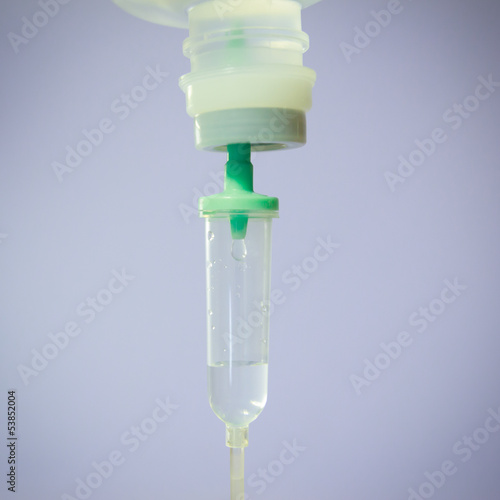 Photo: drop of saline solution drop of saline solution