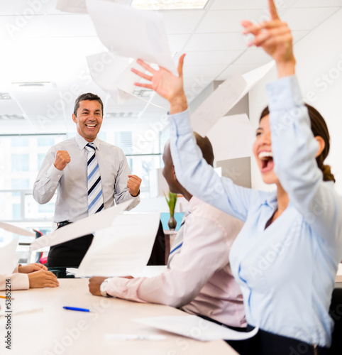 Photo: Successful business team Successful business team