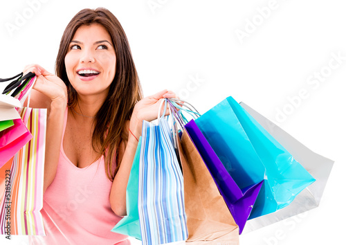 Photo: Happy shopping woman Happy shopping woman