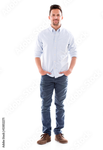 Photo: Casual man smiling Casual man smiling