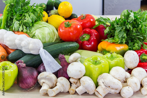 Photo: vegetables on the table vegetables on the table